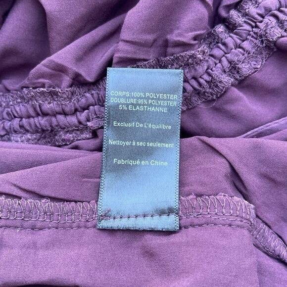 ASTR The Label Mardi Long Sleeve Ruched Mini Dress in Eggplant Purple - Small - Picture 14 of 15